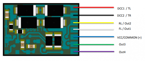 Train-O-Matic Function Decoder with 4 Functions